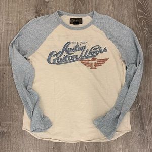 Lucky Brand Boys Long Sleeve Raglan Baseball T-Shirt Lucky Brand Boys Long Sleeve Raglan Baseball T-Shirt